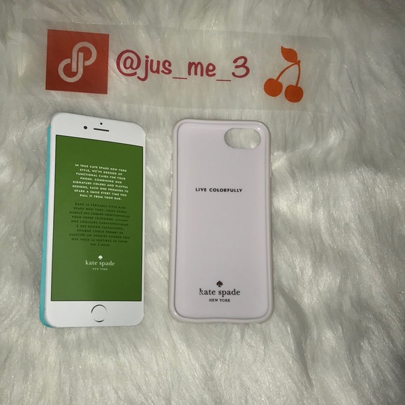 π Kate Spade Protective Case Rose Gold & White - Picture 3 of 7